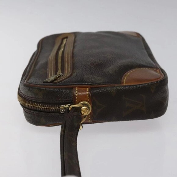 LOUIS VUITTON Monogram Marly Dragonne GM Clutch Bag M51825 LV Auth th5720 - Picture 5 of 14